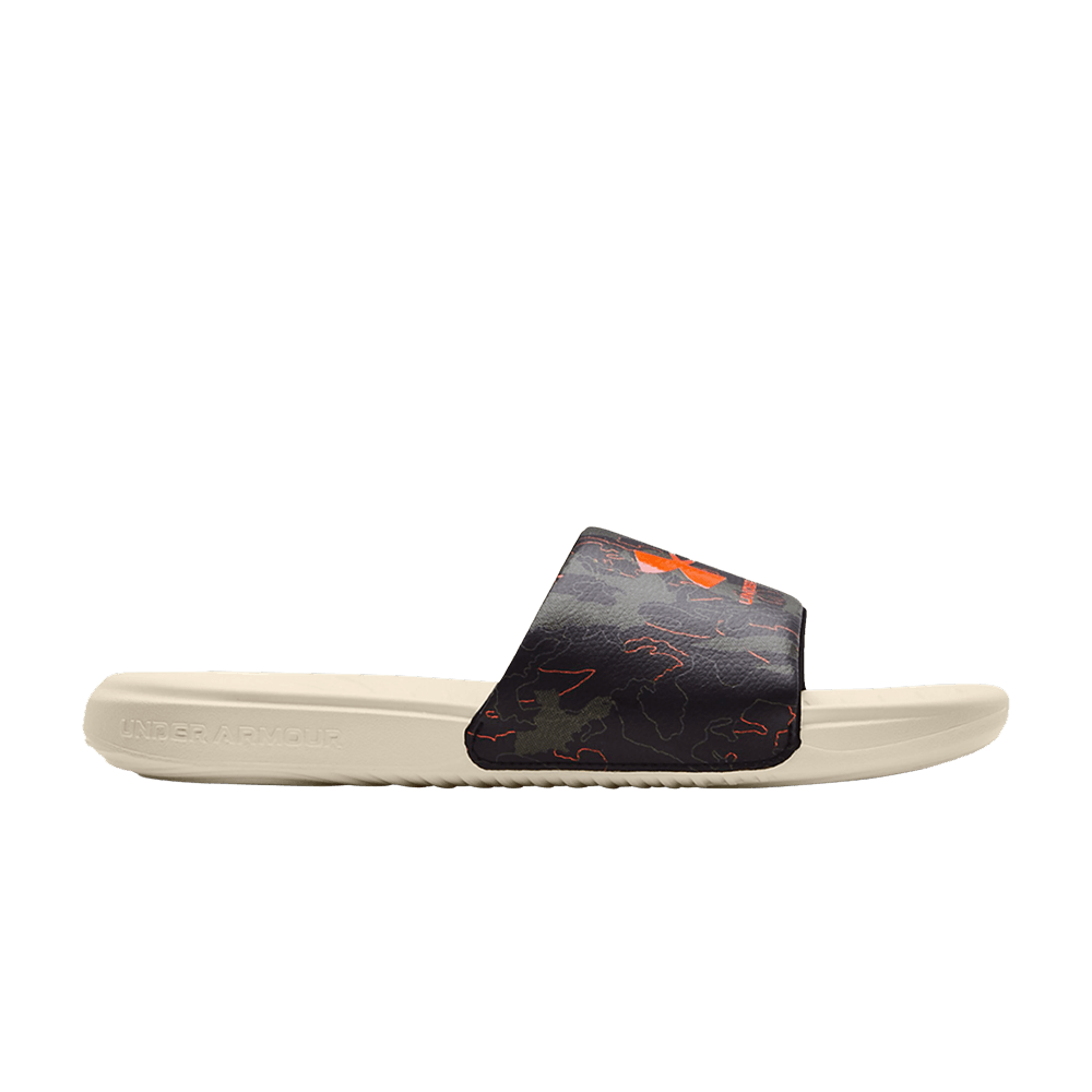 Pre-owned Under Armour Ansa Graphic Slide 'black Stone'