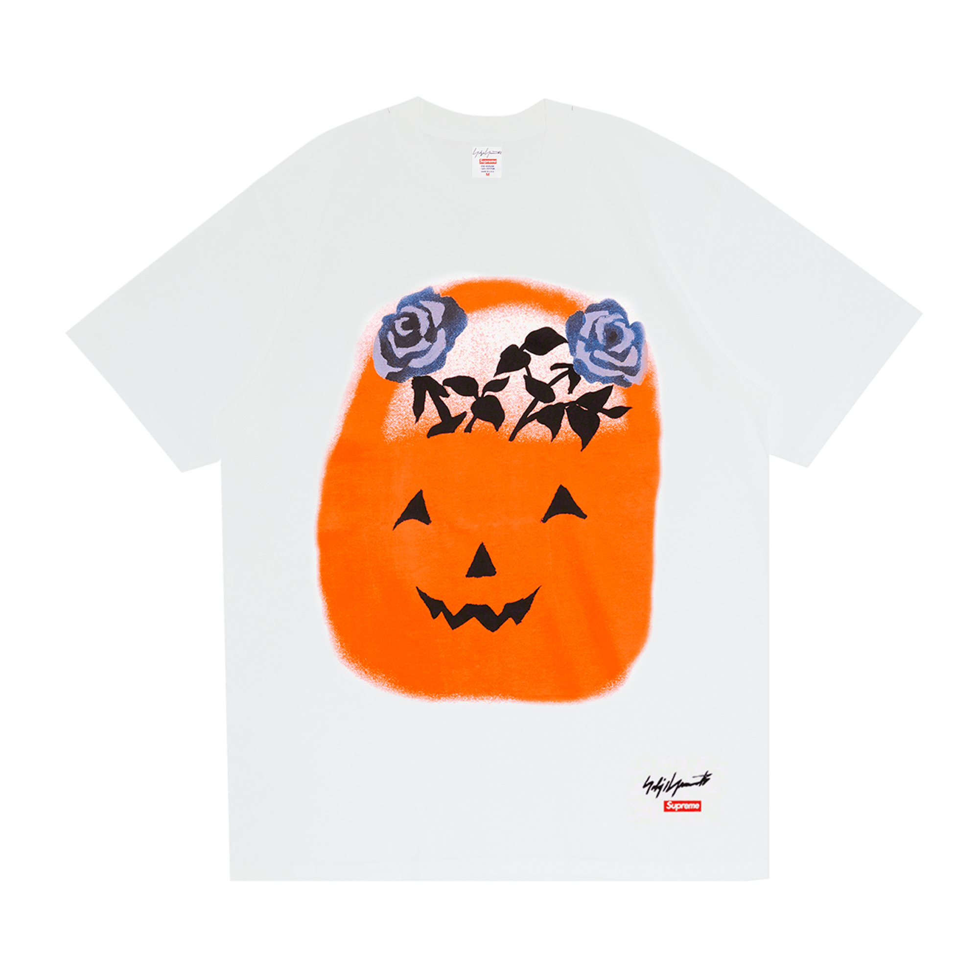 Pre-owned Supreme X Yohji Yamamoto Pumpkin Tee 'white'