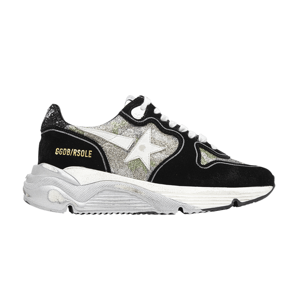 Golden Goose Wmns Running Sole 'Silver Black'
