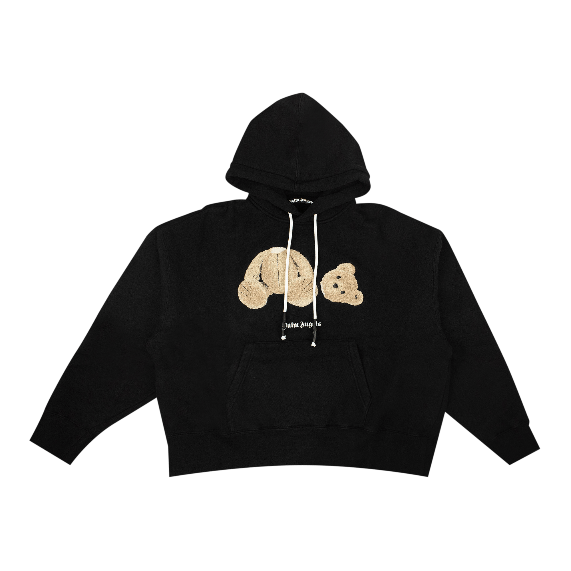 Palm Angels Bear Hoodie 'Black/Brown'