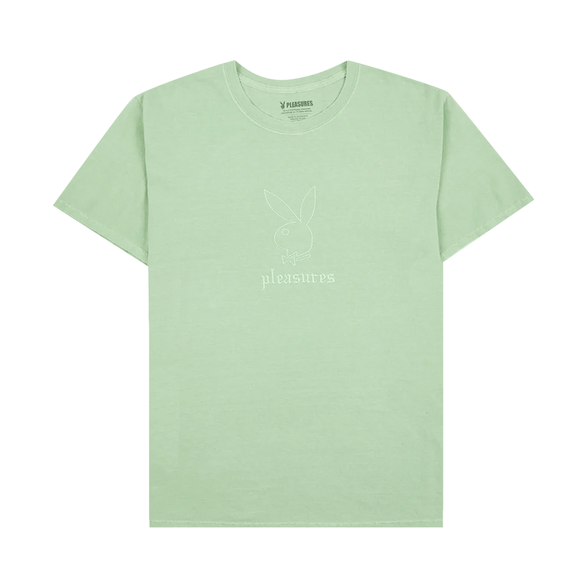 Pleasures x Playboy Entertainment Pigment Dye T-Shirt 'Green'