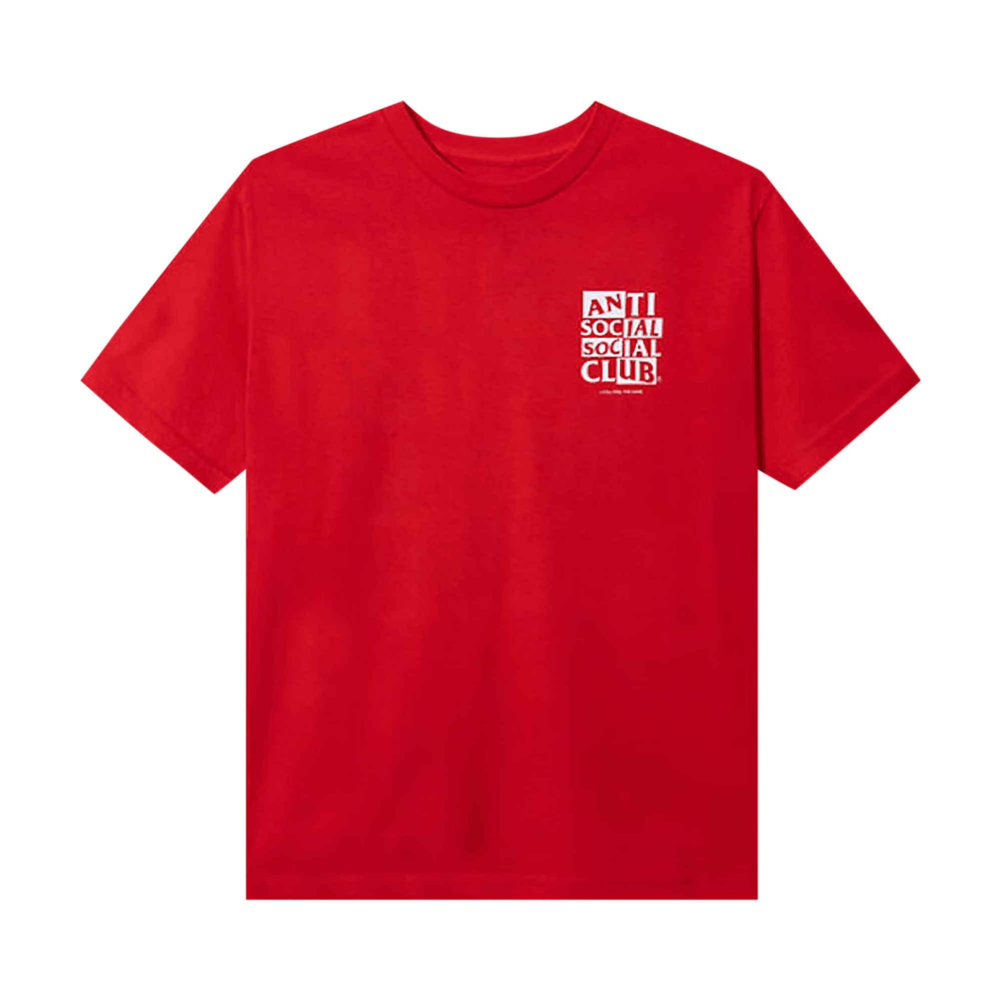 Pre-owned Anti Social Social Club Muted Tee 'red'