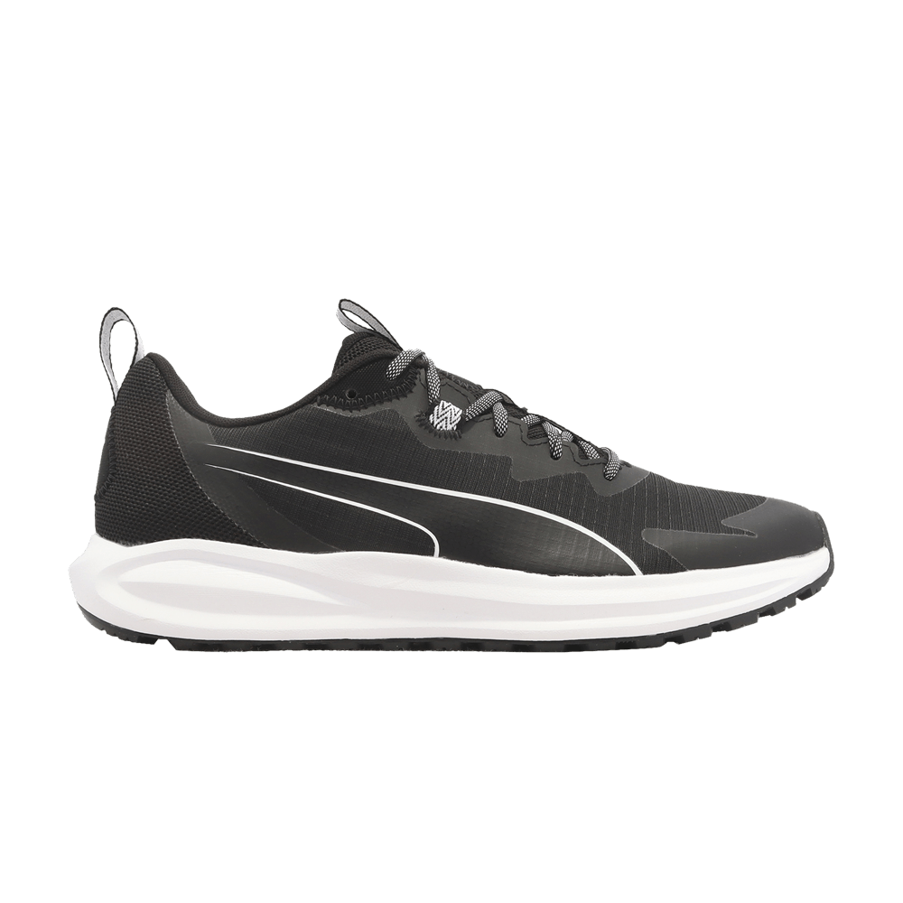 Pre-owned Puma Twitch Runner Trail 'black White'