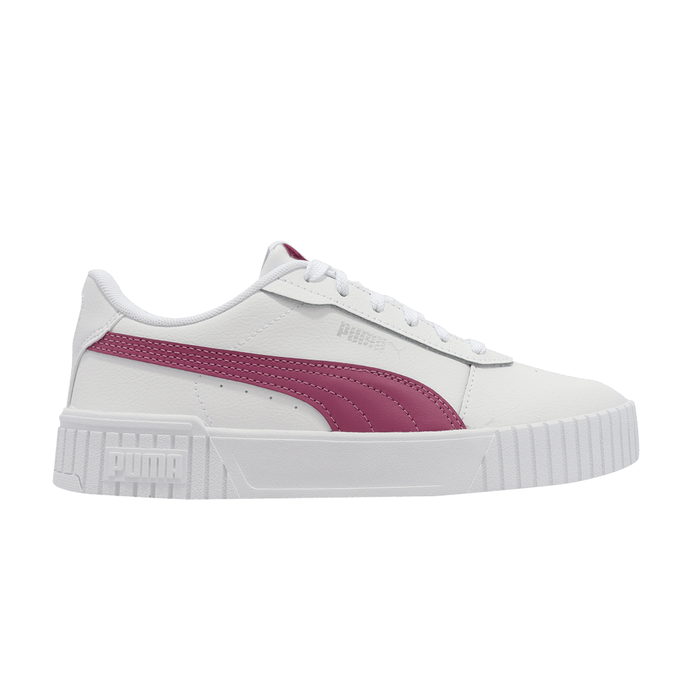 Pre-owned Puma Wmns Carina 2.0 'white Dusty Orchid'