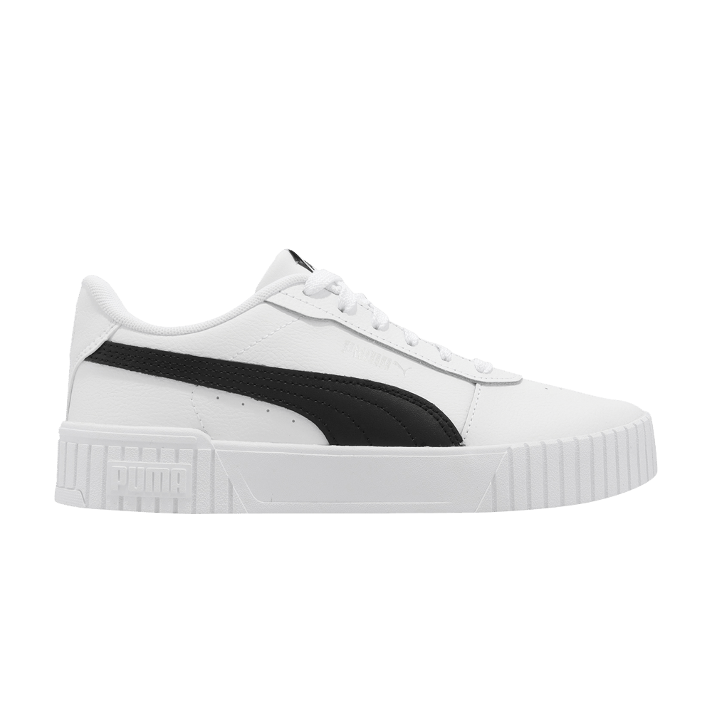 Pre-owned Puma Wmns Carina 2.0 'white Black'