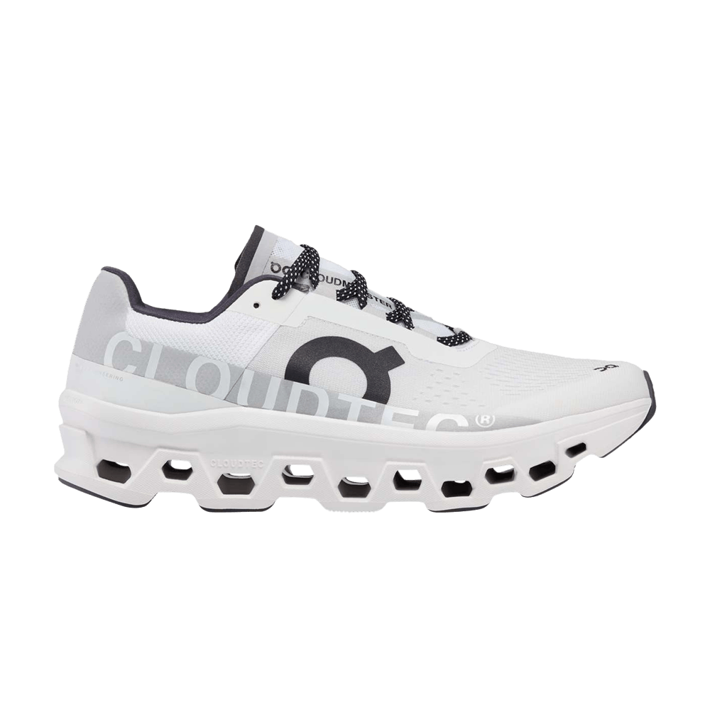 Pre-owned On Cloudmster 'white Black'