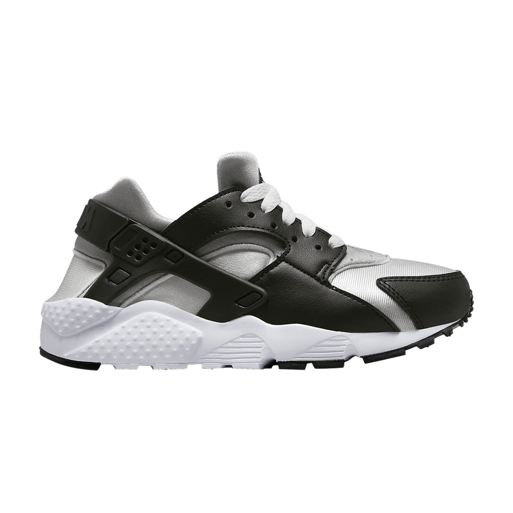 Pre-owned Nike Huarache Run Gs 'black Neutral Grey'