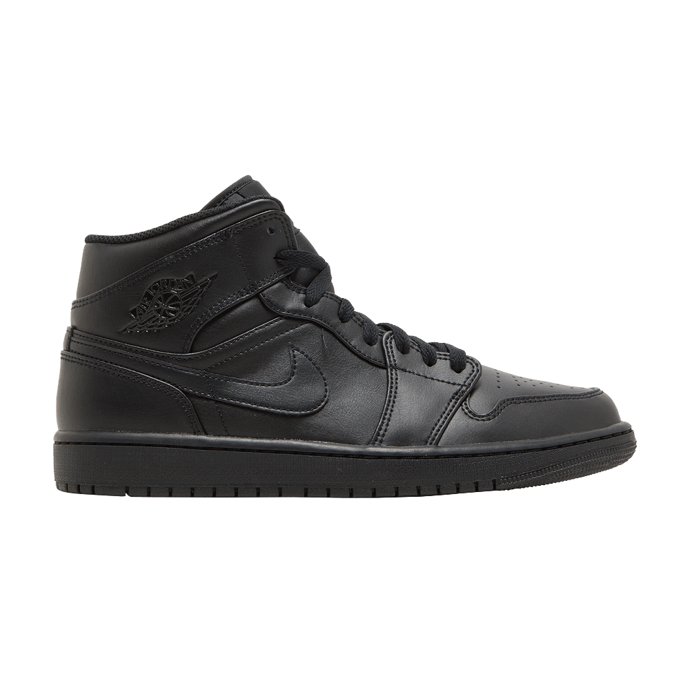 Jordan 1 Mid Triple Black (2022)