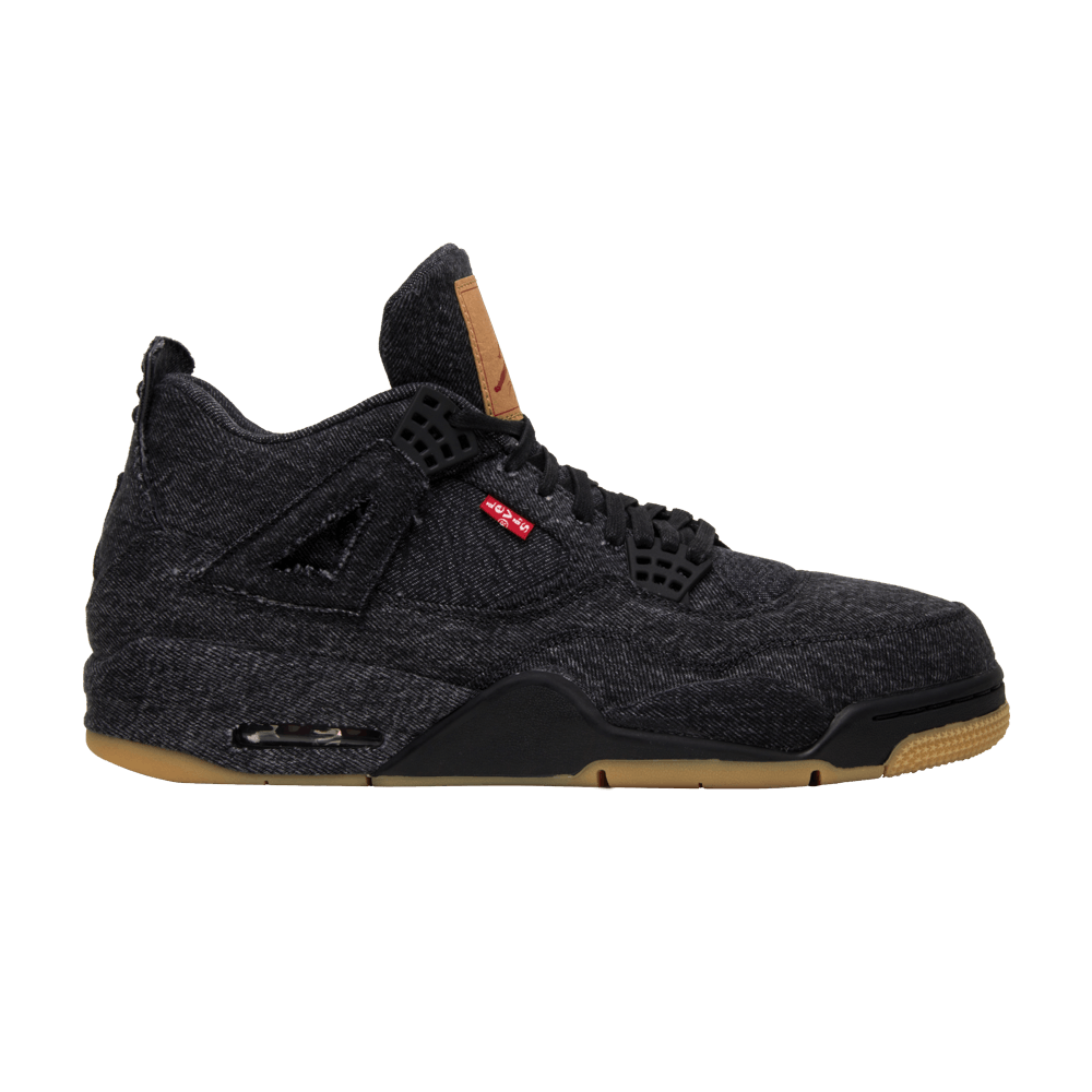Jordan 4 Retro Levi's Black (Blank Tag)
