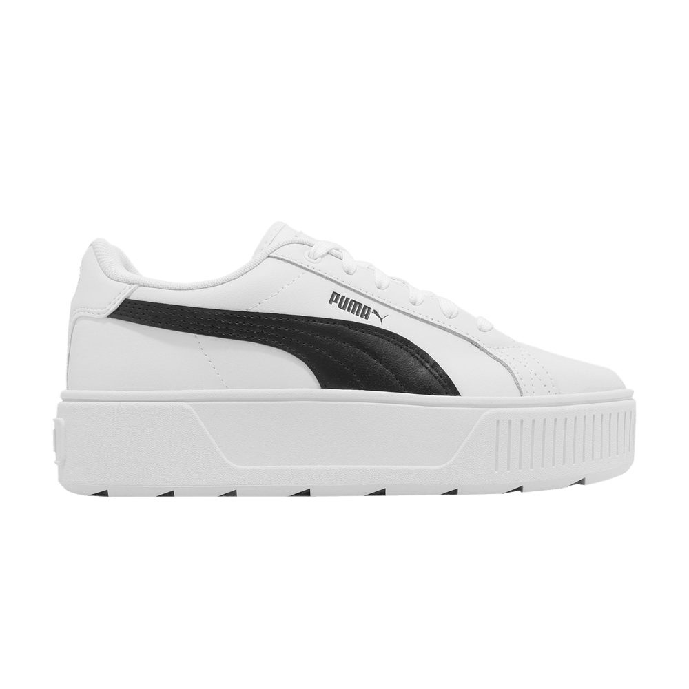 Pre-owned Puma Wmns Karmen Leather 'white Black'