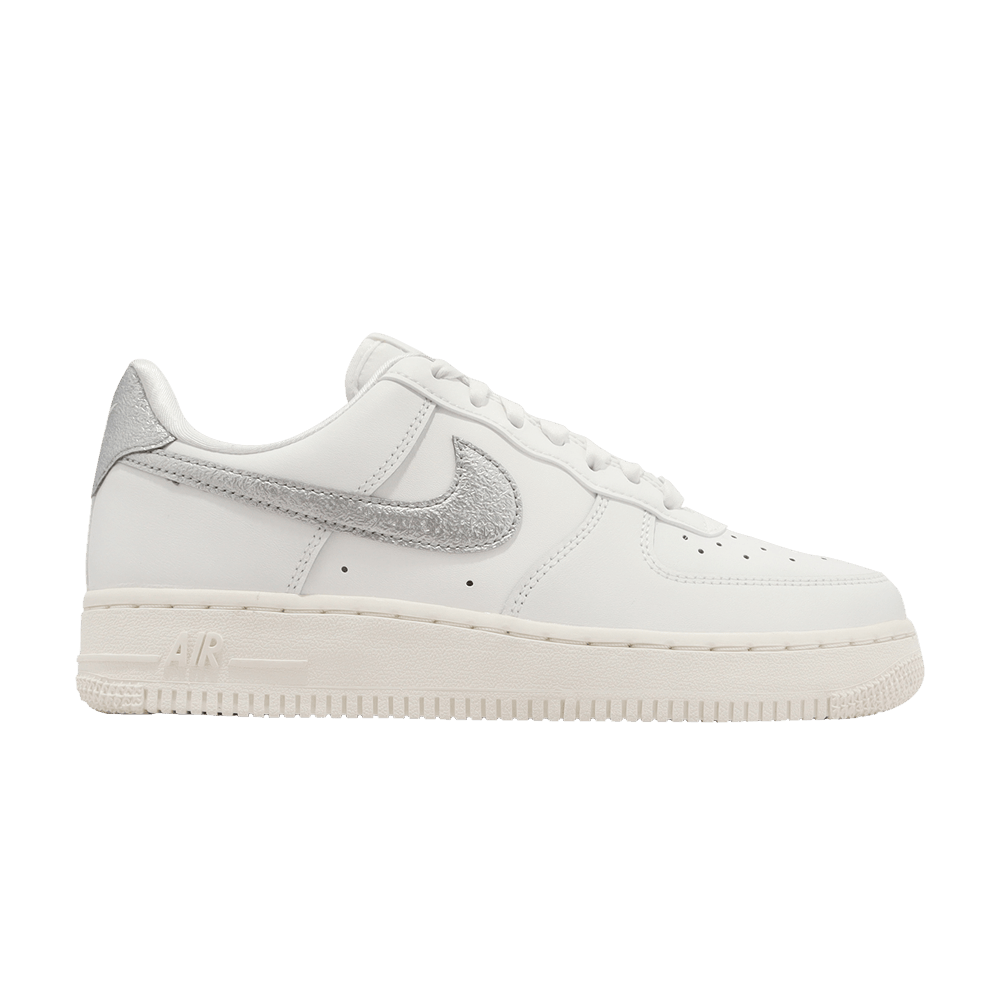 Pre-owned Nike Wmns Air Force 1 '07 Essential 'silver Swoosh' In White