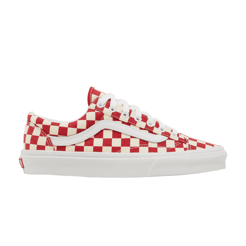 Pre-owned Vans Style 36 'checkerboard - Racing Red'