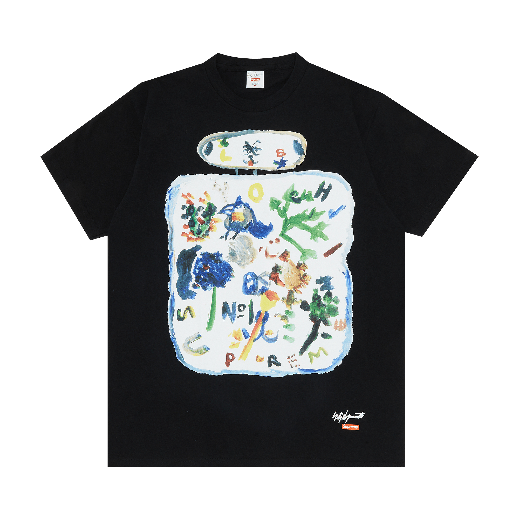 Supreme x Yohji Yamamoto Paint Tee 'Black'