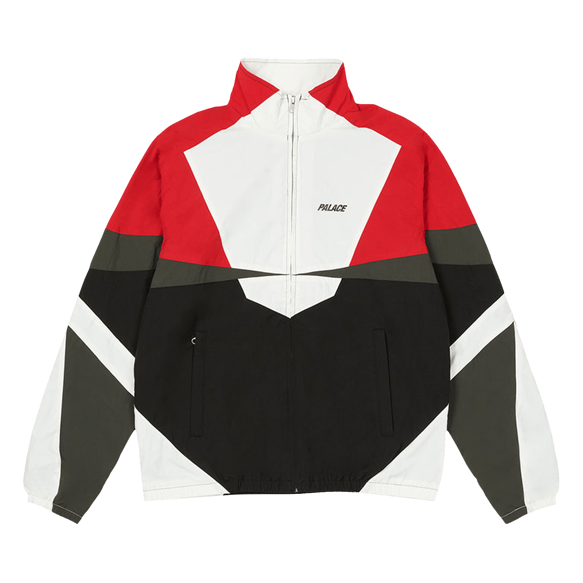 Pre-owned Palace Panelled Shell Jacket 'black'
