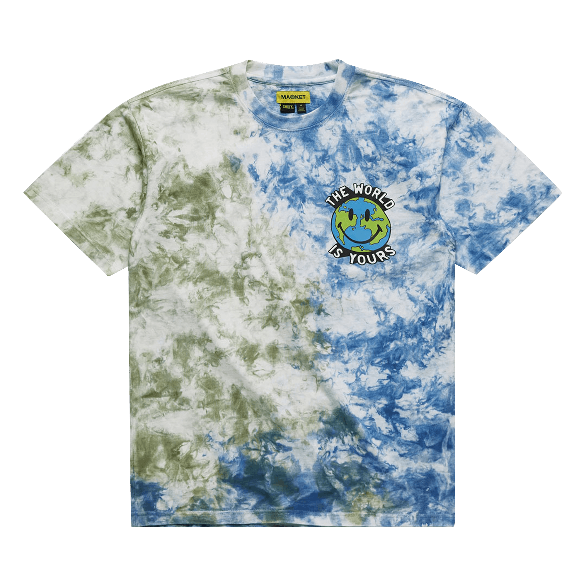 Pre-owned Market Smiley Peace And Harmony World Tie-dye T-shirt 'tie Dye' In Multi-color