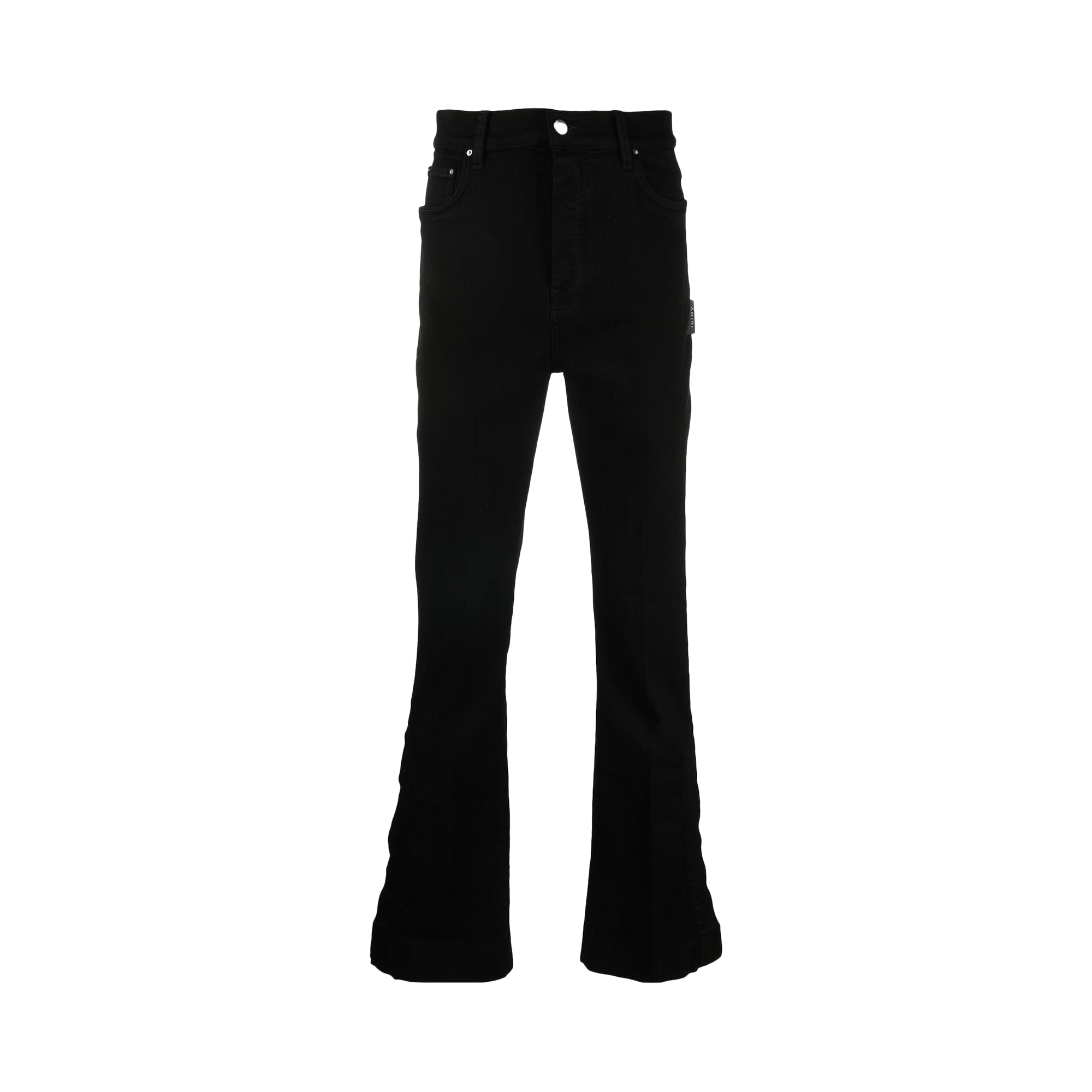 Pre-owned Amiri Stacked Flare Jean 'black' | ModeSens