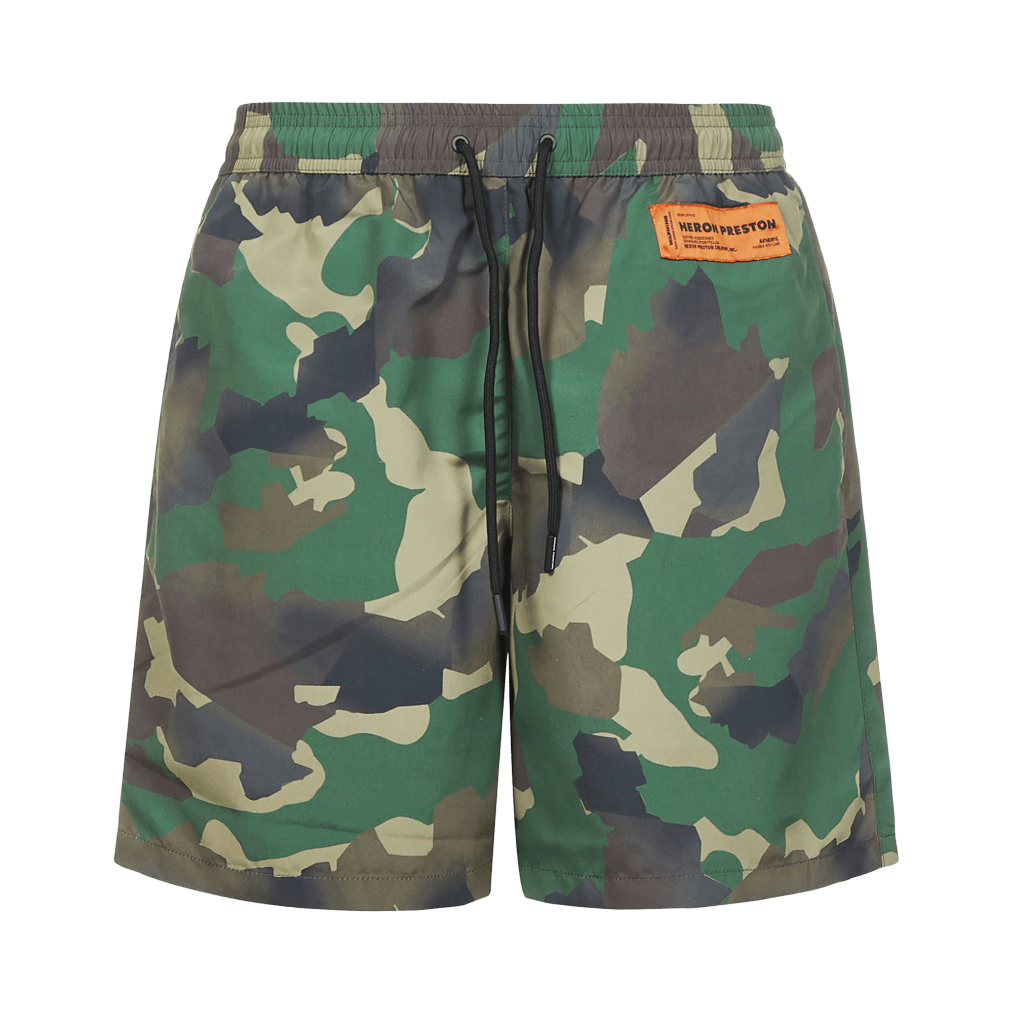 Heron Preston Nylon Swimshorts 'Military Green'