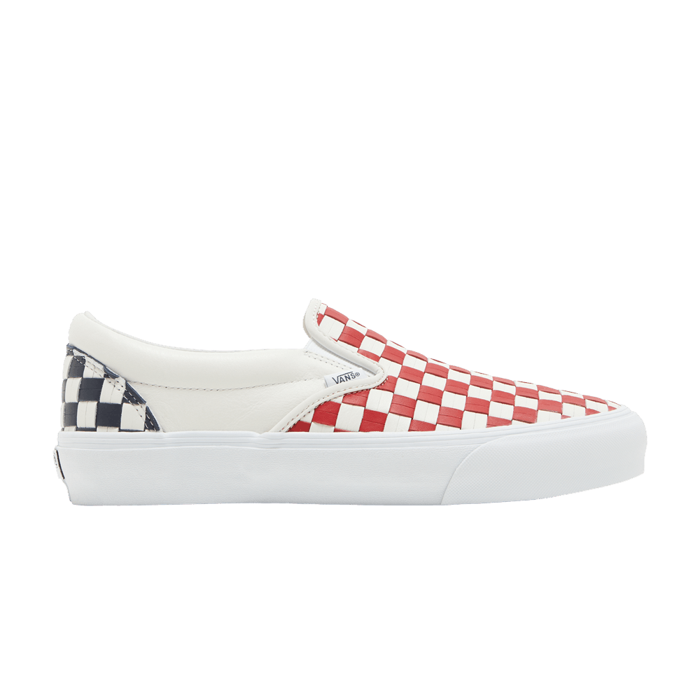Vans Classic Slip-On VLT LX 'Leather Woven - Red'