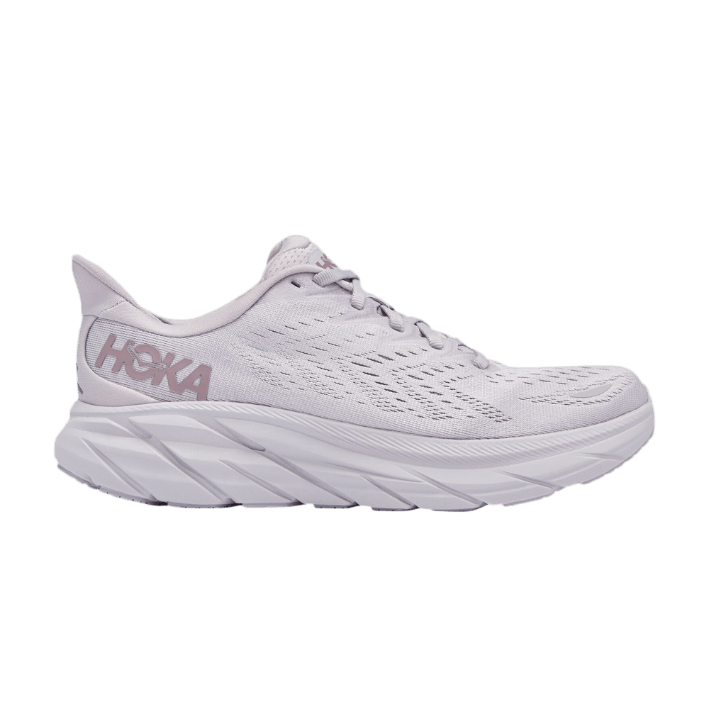 Pre-owned Hoka One One Wmns Clifton 8 'lilac Marble' In Purple