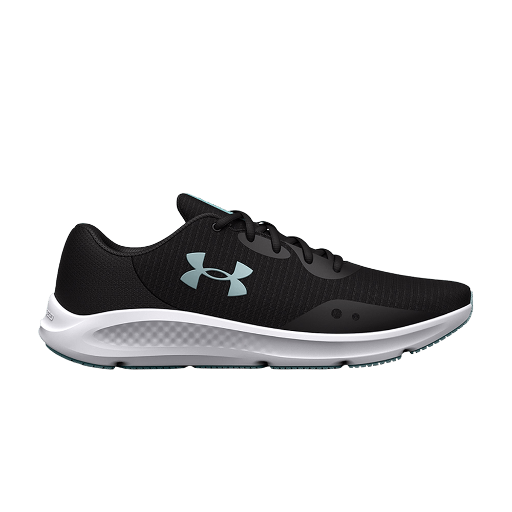 Pre-owned Under Armour Wmns Charged Pursuit 3 Tech 'black Fuse Teal'