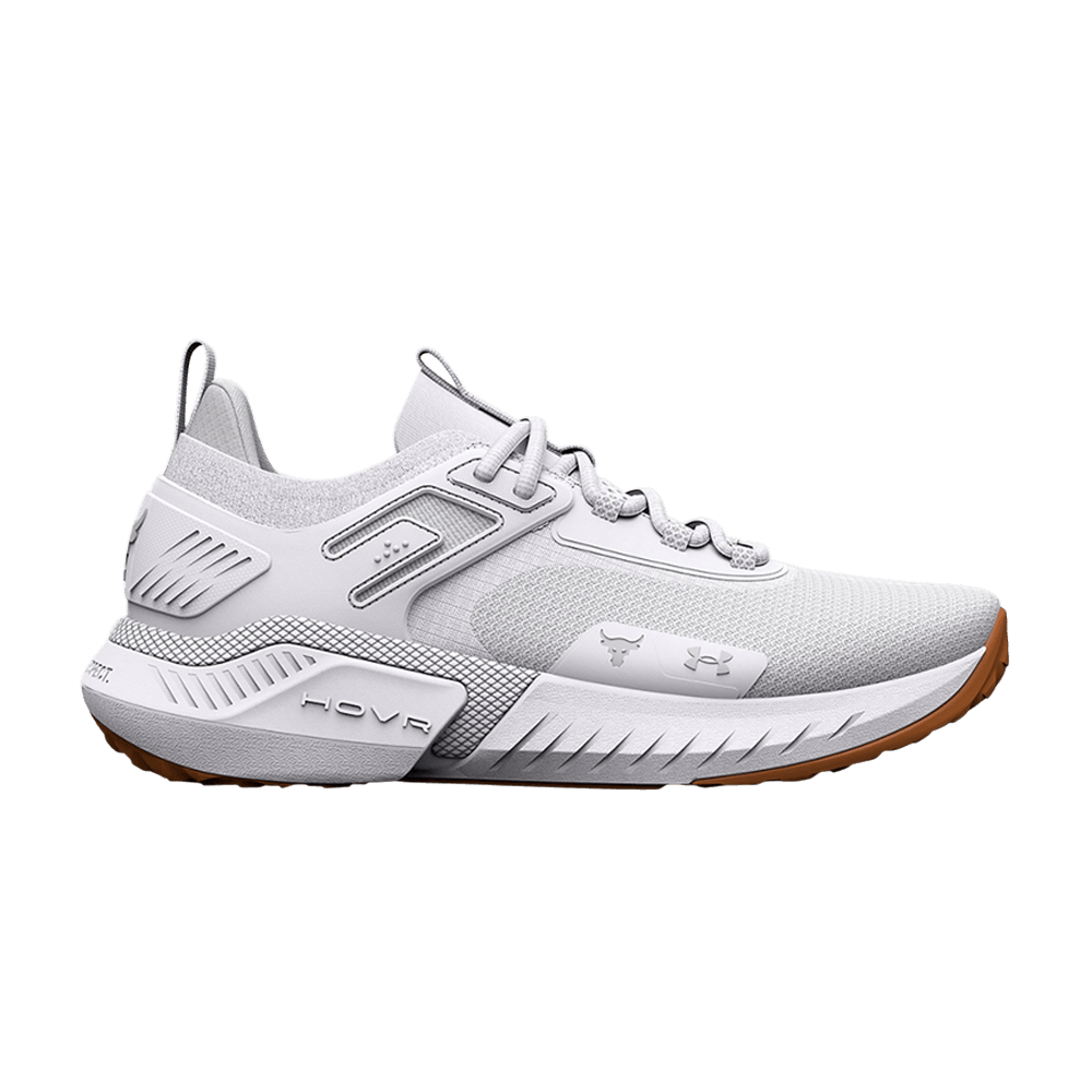 Pre-owned Under Armour Wmns Project Rock 5 'white Halo Grey'