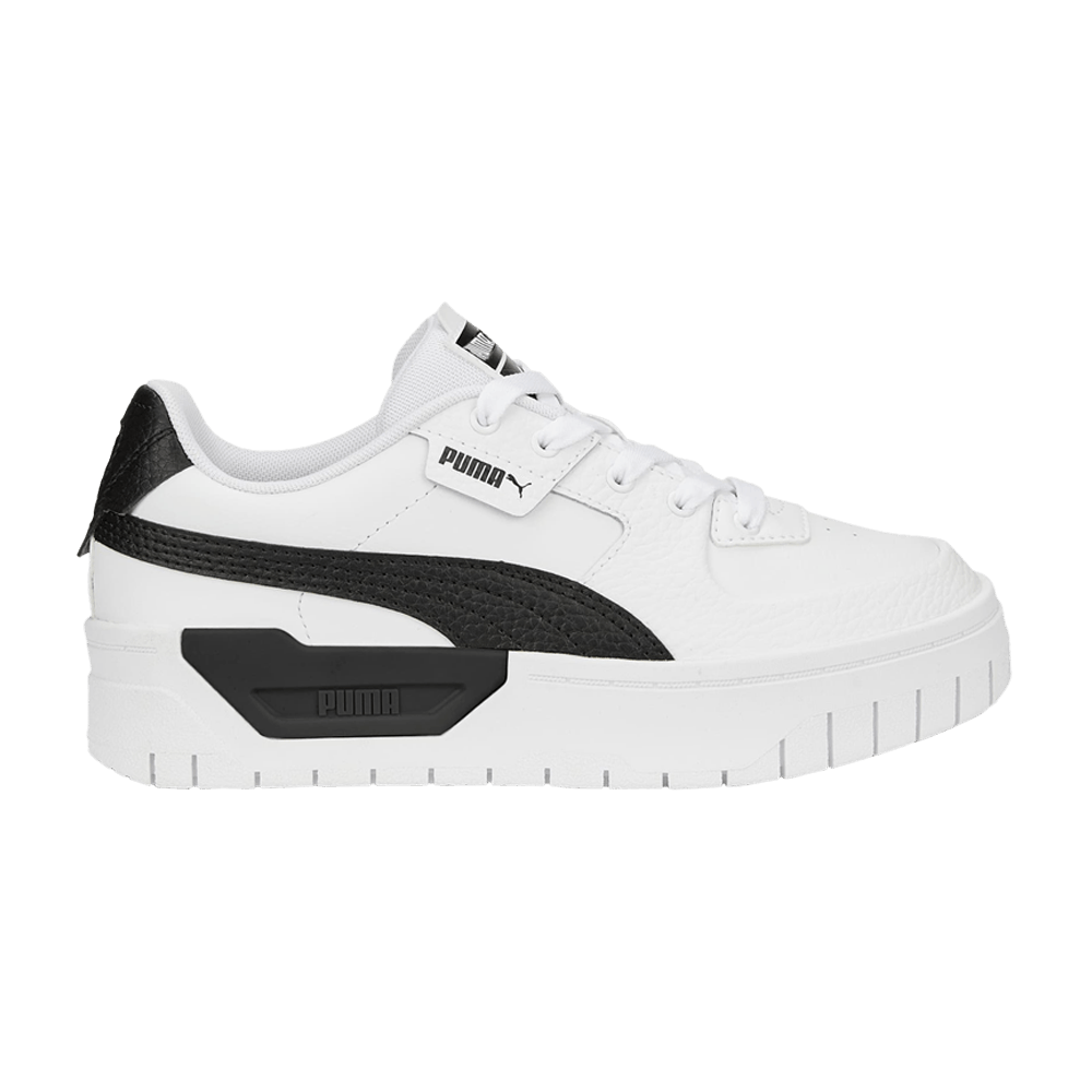 Pre-owned Puma Cali Dream Leather Jr 'white Black'