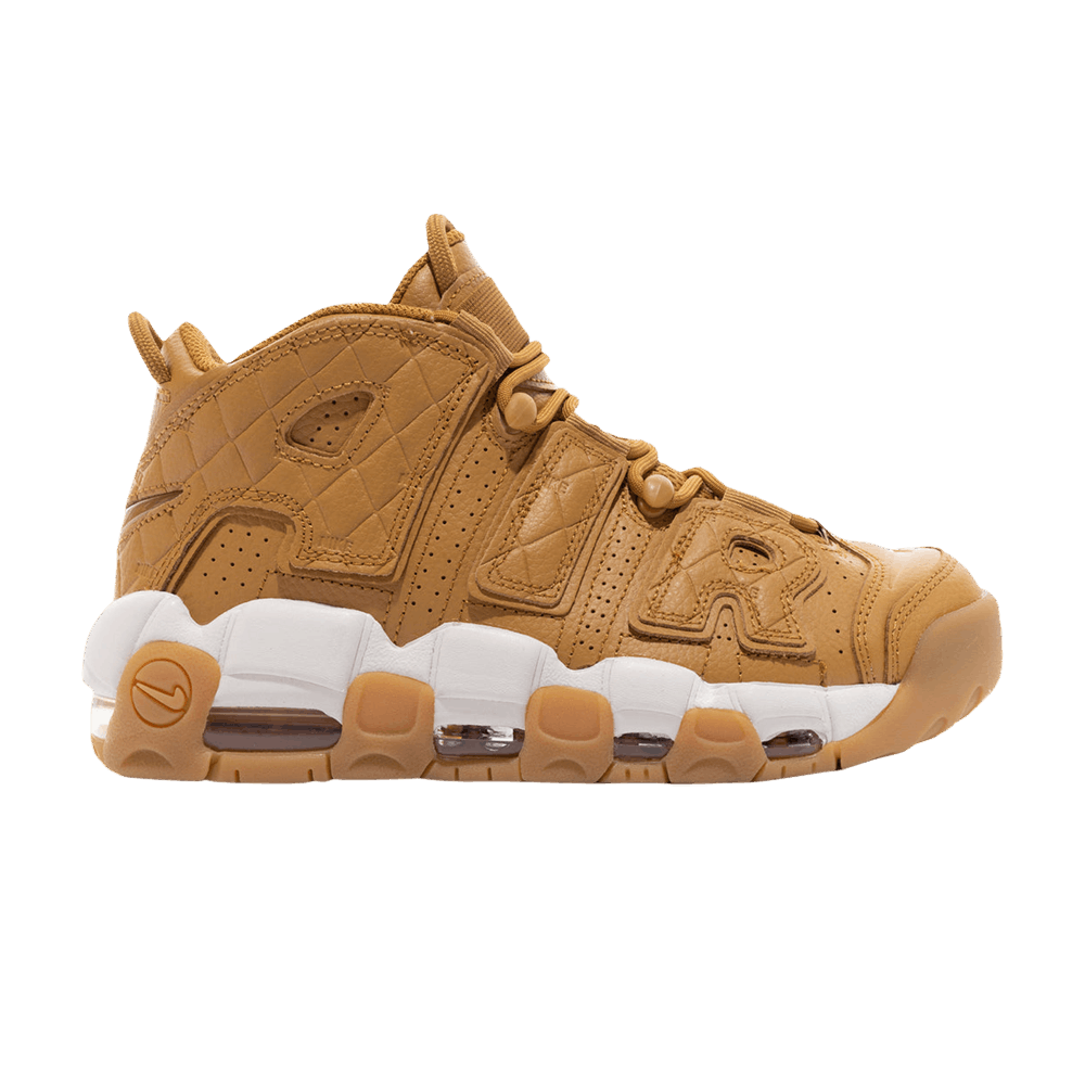 Pre-owned Nike Wmns Air More Uptempo 'quilted Wheat' In Brown