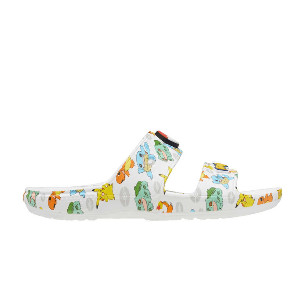 Pre-owned Crocs Pokémon X Classic Sandal 'starters' In White