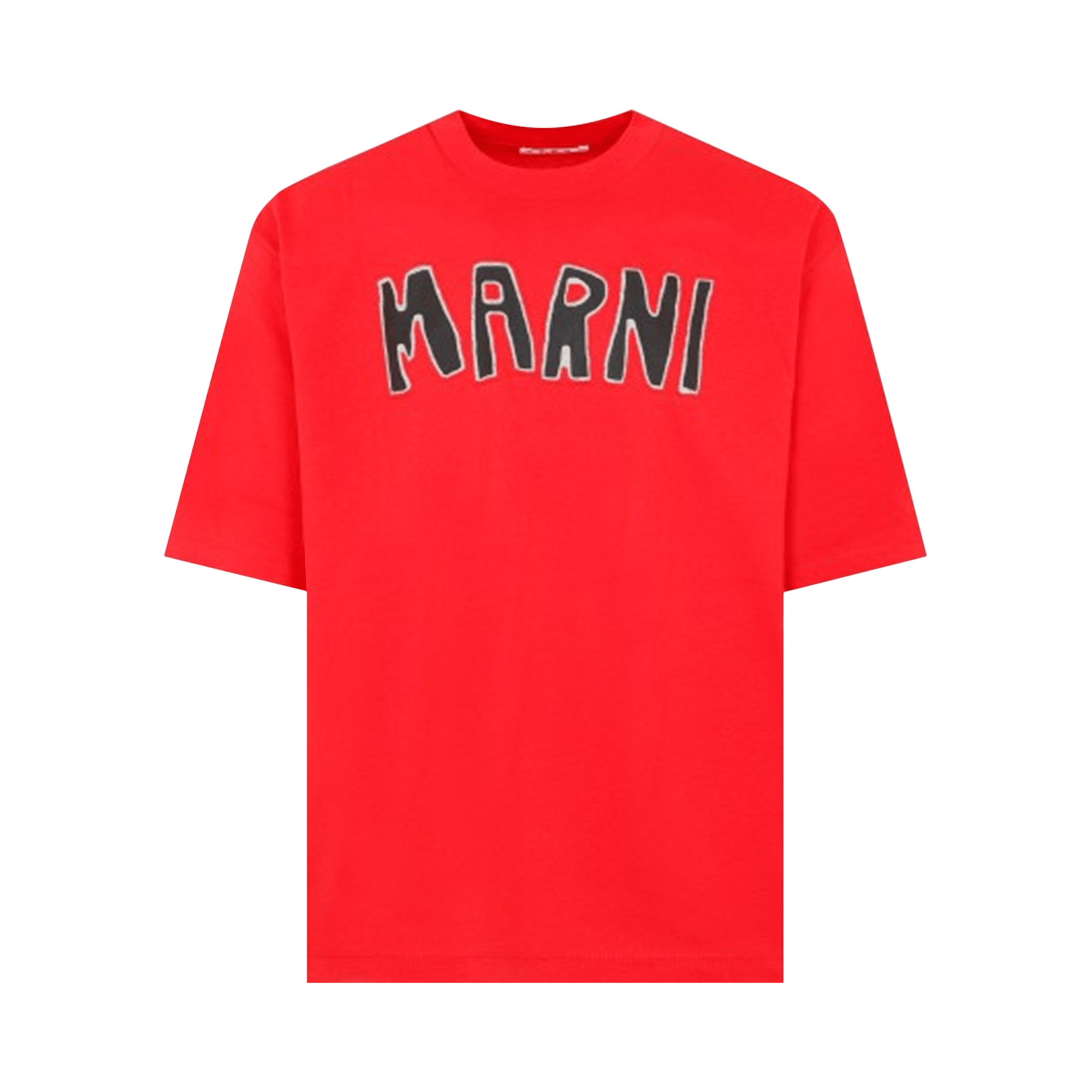 Pre-owned Marni Cutout Logo T-shirt 'red'