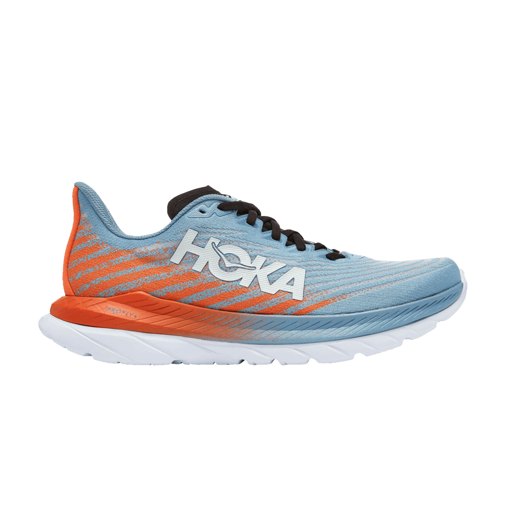 Pre-owned Hoka One One Mach 5 'mountain Spring Puffin's Bill' In Blue