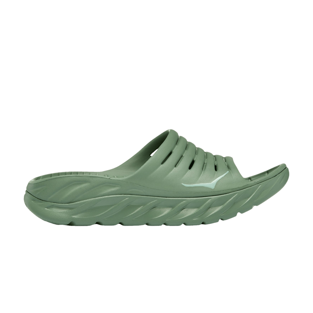 Pre-owned Hoka One One Ora Recovery Slide 'loden Frost Smoke Green'