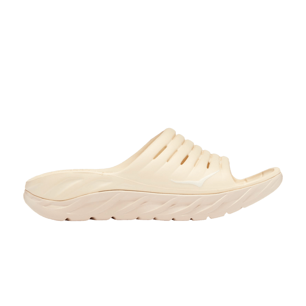 Pre-owned Hoka One One Ora Recovery Slide 'shortbread' In Cream