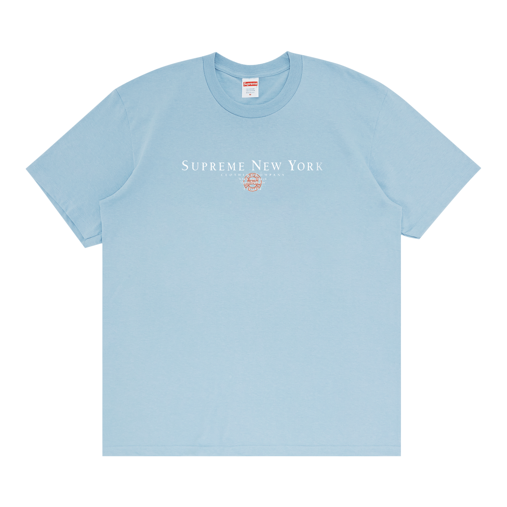 Pre-owned Supreme Tradition Tee 'dusty Blue'