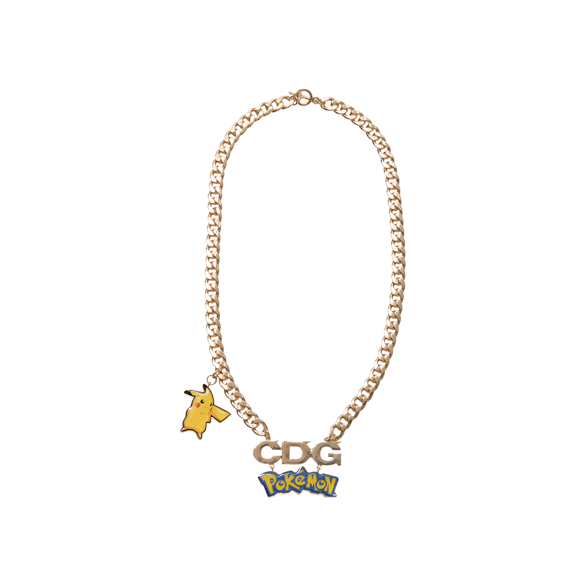 Buy CDG x Pokémon Necklace 'Silver' - 7081474097200 SILV | GOAT