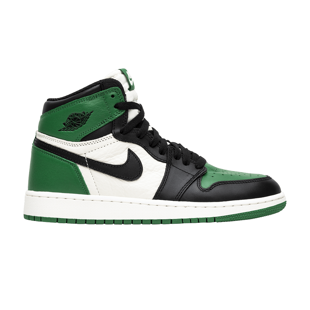 Pre-owned Air Jordan 1 Retro High Og Gs 'pine Green'