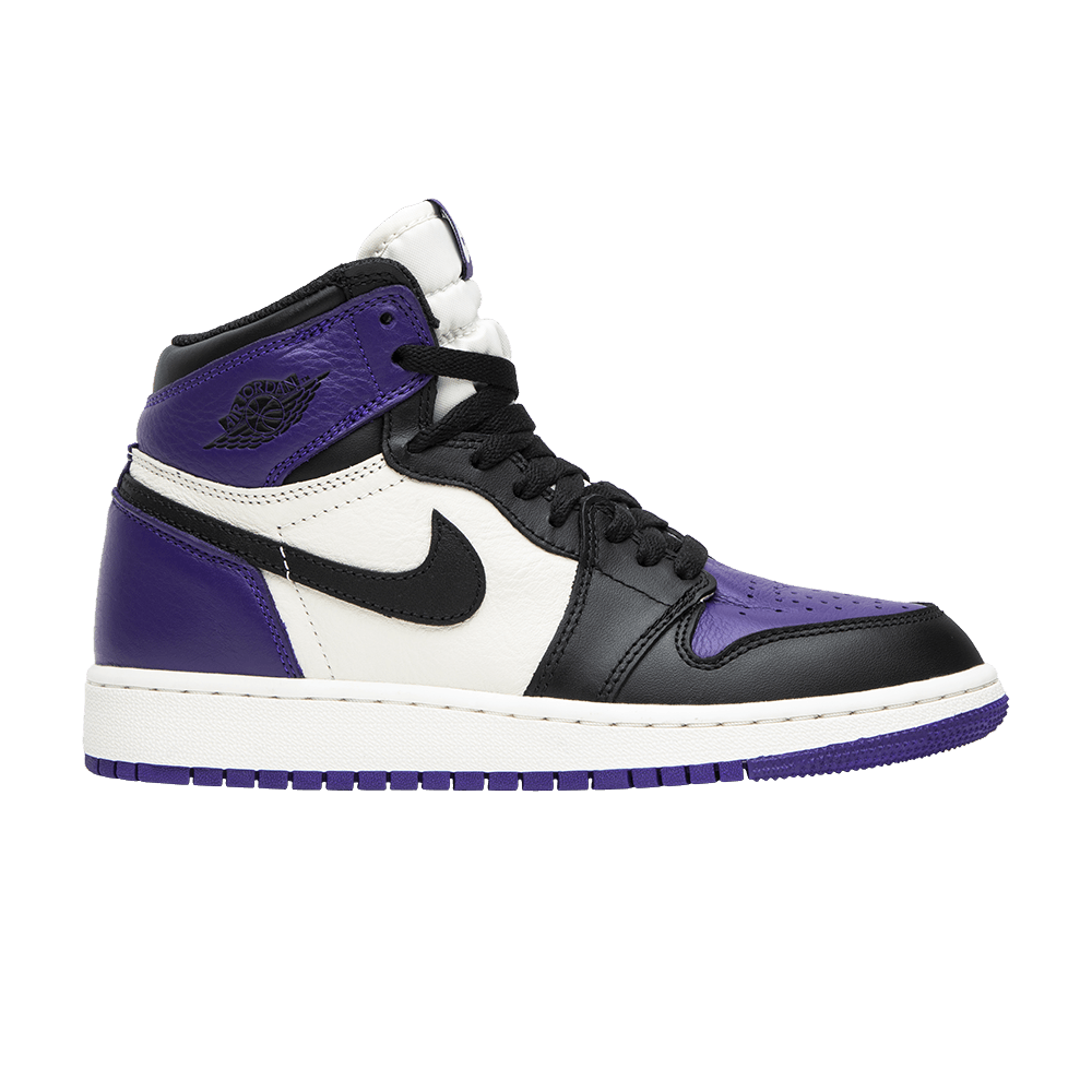 Pre-owned Air Jordan 1 Retro High Og Gs 'court Purple'