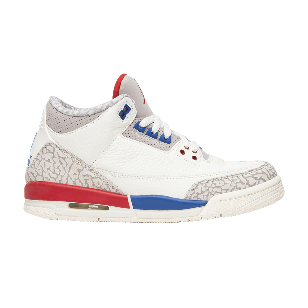 Pre-owned Air Jordan 3 Retro Gs 'international Flight' In White
