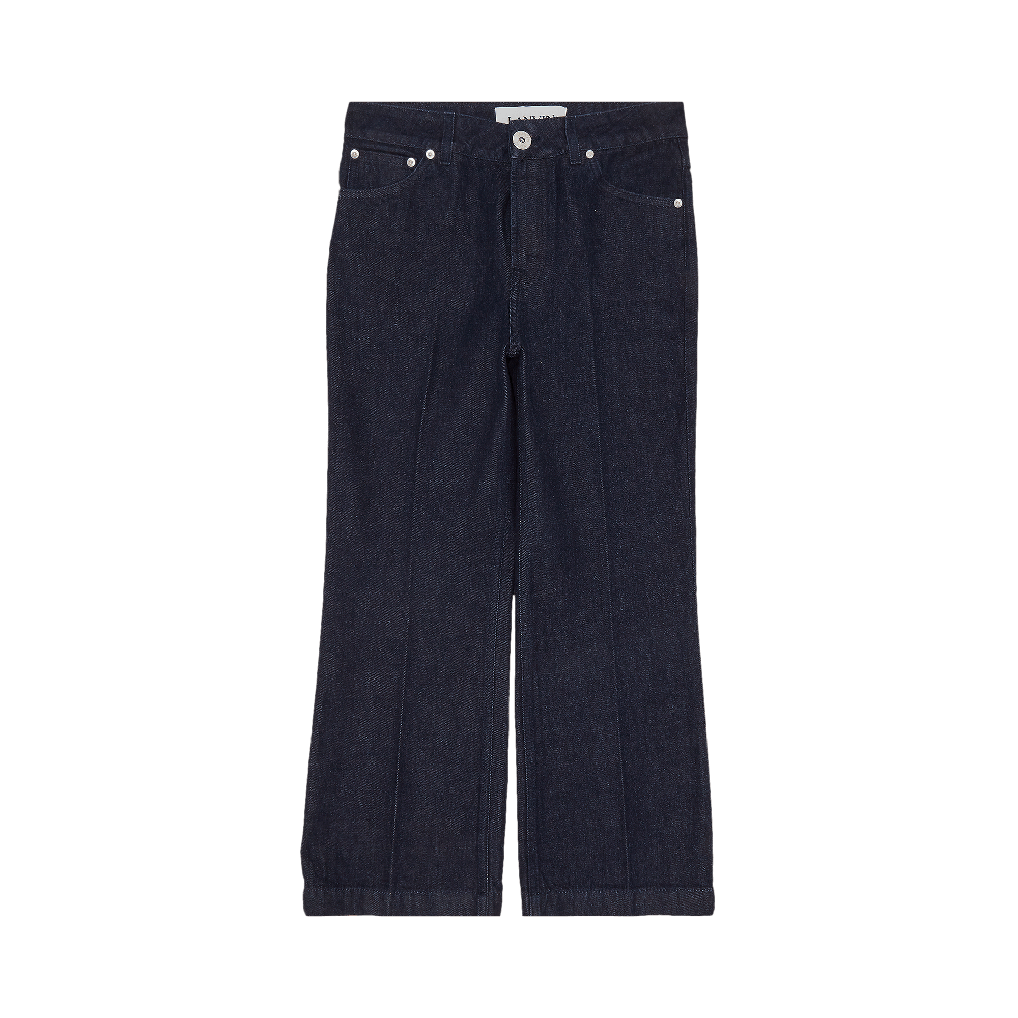 Pre-owned Lanvin Flared Leg Pant 'navy Blue'