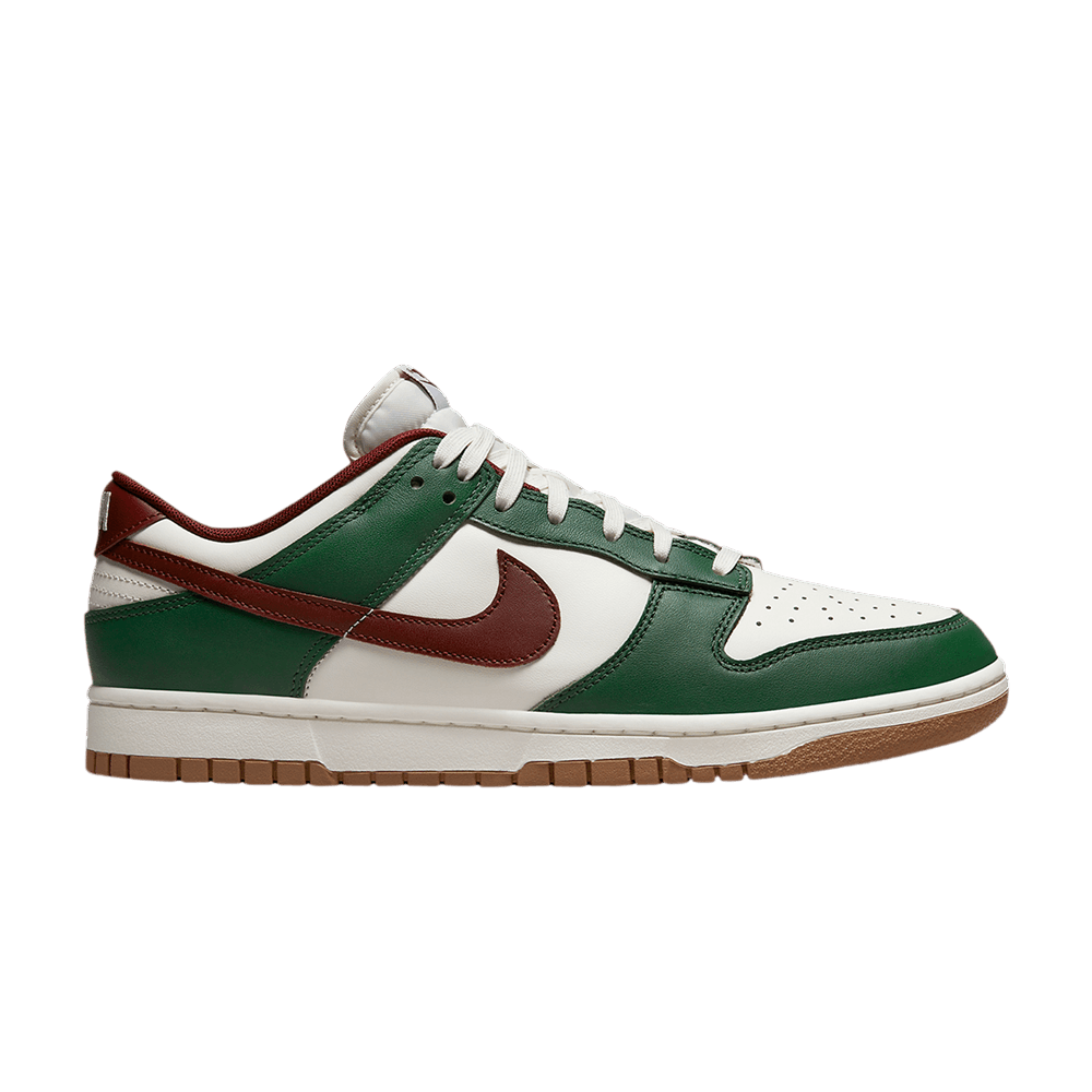 Pre-owned Nike Dunk Low 'gorge Green Team Red'