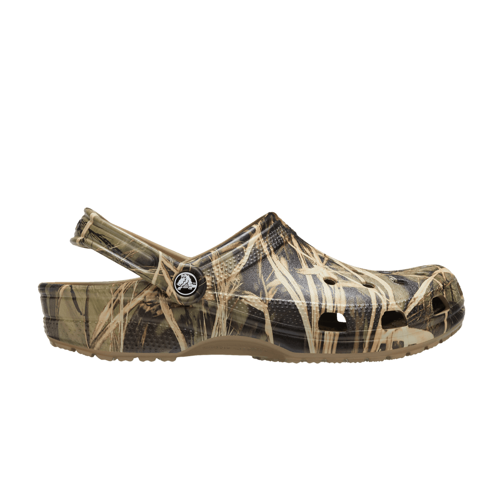 Pre-owned Crocs Realtree X Classic Clog V2 'max-4 Hd Camouflage' In Brown