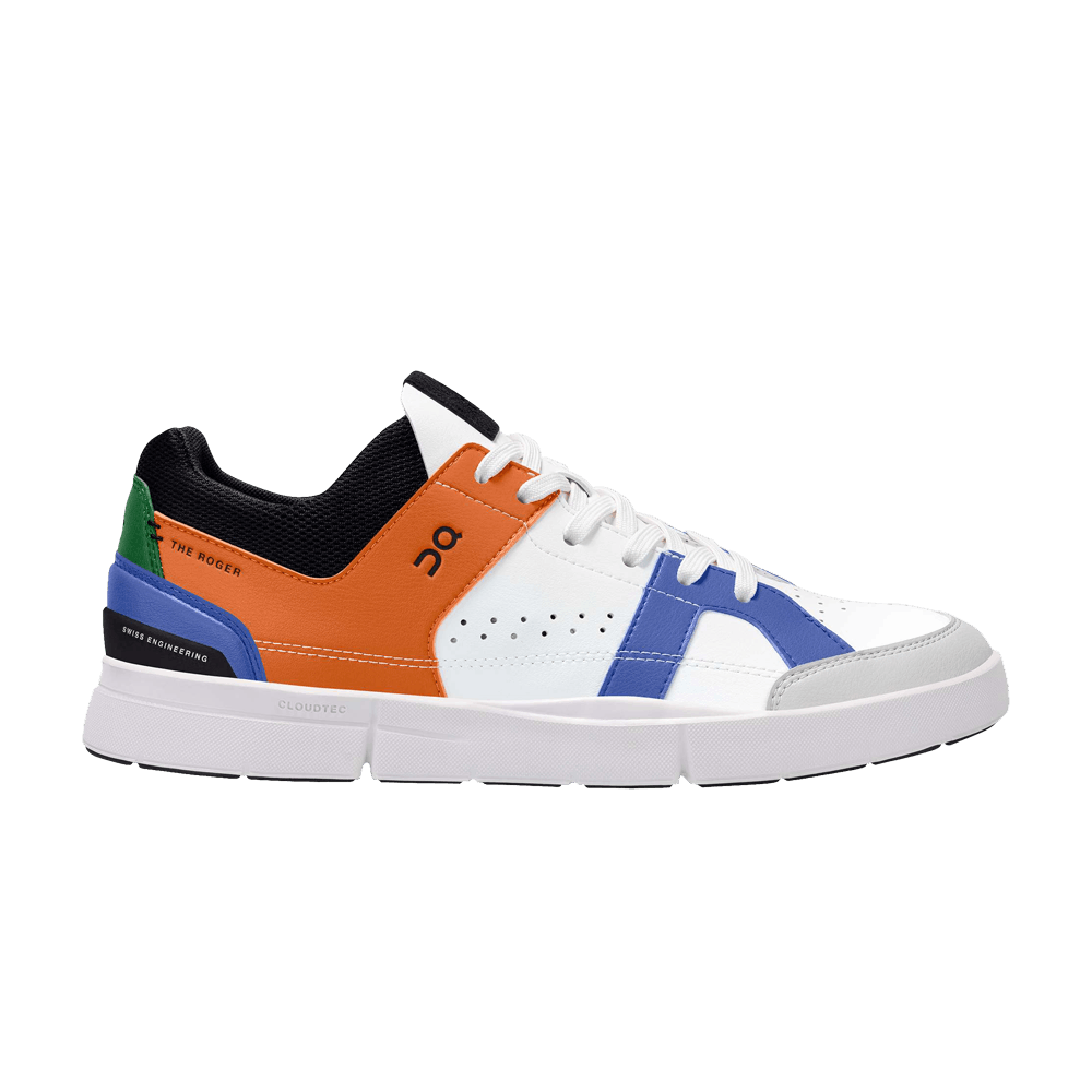 Pre-owned On The Roger Clubhouse 'white Orange'