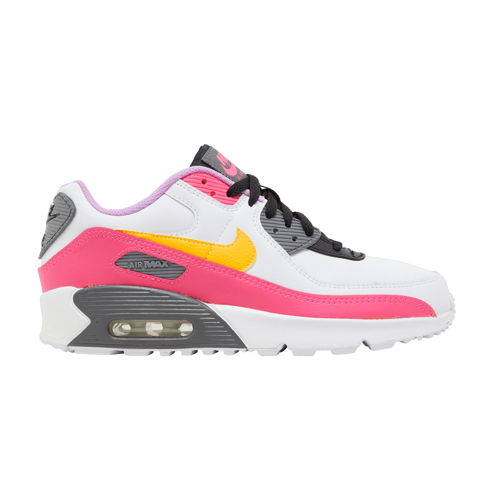 Nike Air Max 90 GS 'White Hyper Pink Orange'