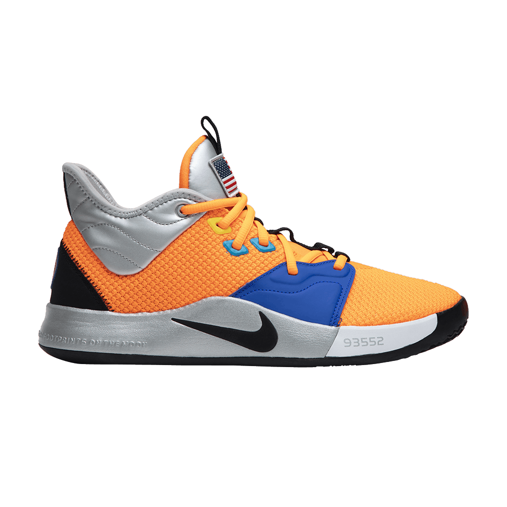 Nike PG 3 x NASA Armstrong Building 703 2018‎ Men\'s 9.5 Orange C12666-800 GS) Nike NASA x PG3  main image 2