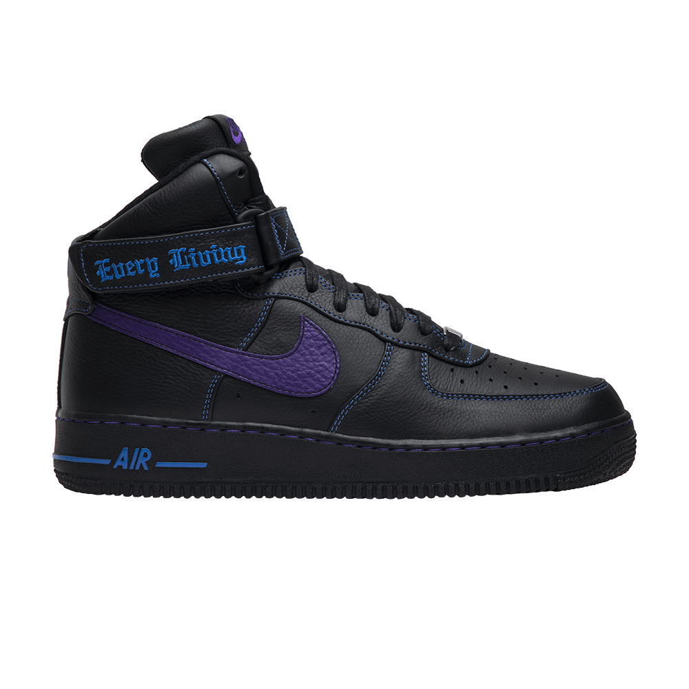 NIKE NIKE VLONE X AIR FORCE 1 HIGH 'PURPLE SWOOSH' SAMPLE
