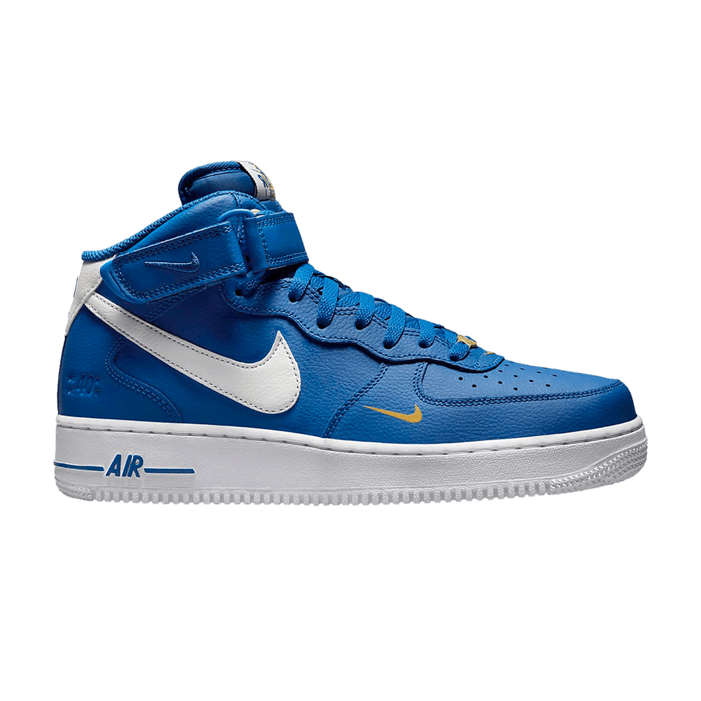 Pre-owned Nike Air Force 1 Mid '07 Lv8 '40th Anniversary - Blue Jay'