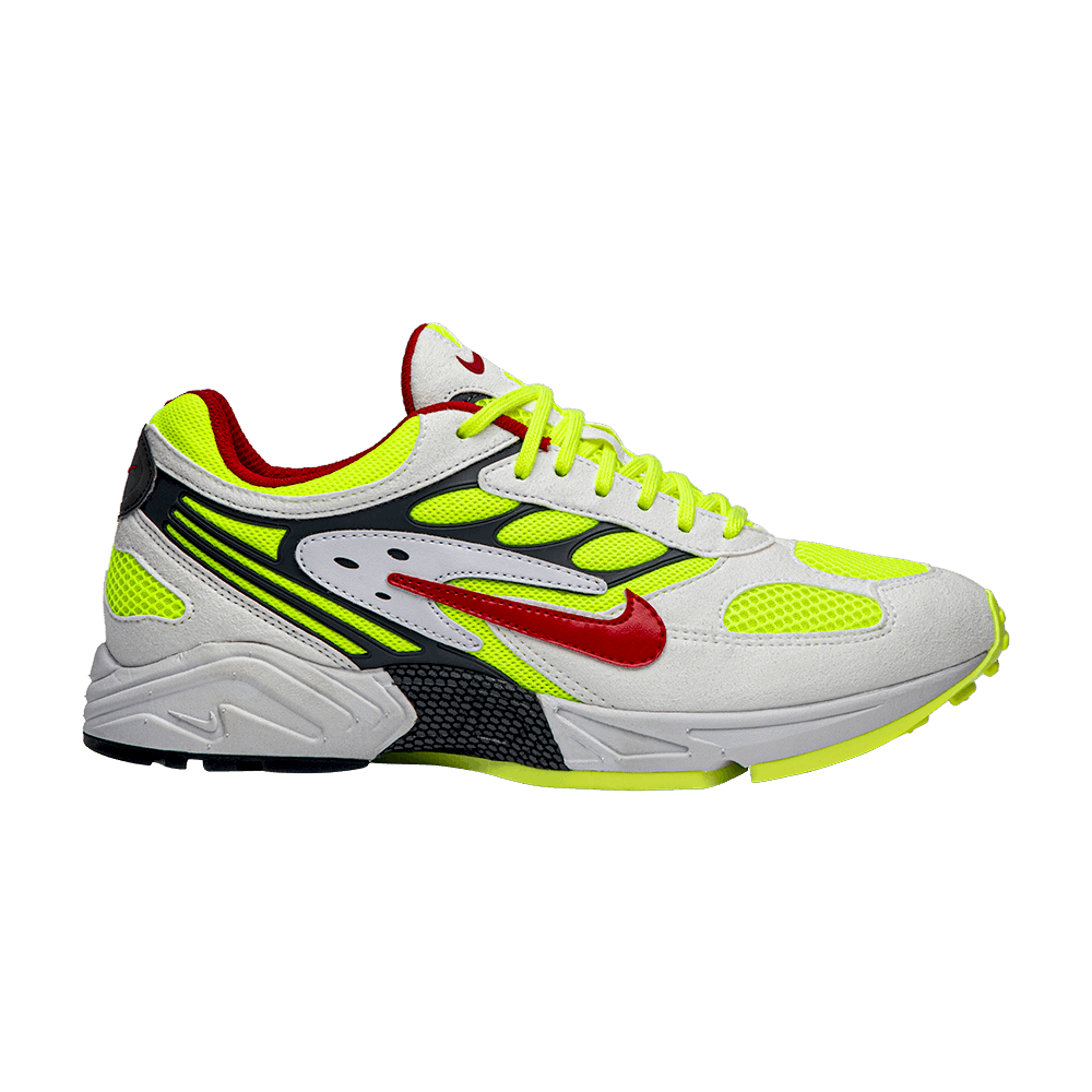 Nike Air Ghost Racer White Atom Red Neon Yellow