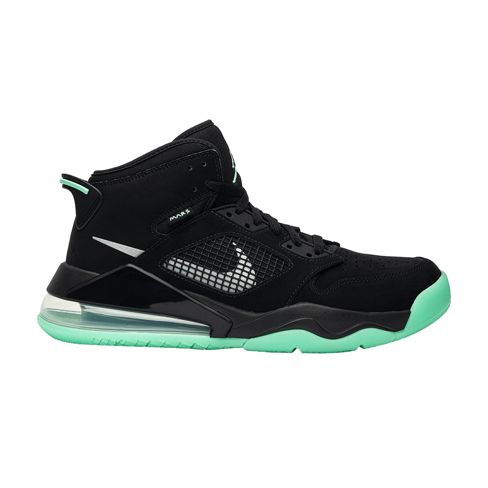 Jordan Mars 270 Black Green Glow