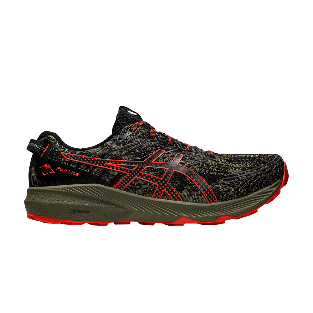 Asics Fuji Lite 3 'Mantle Green Cherry Tomato'