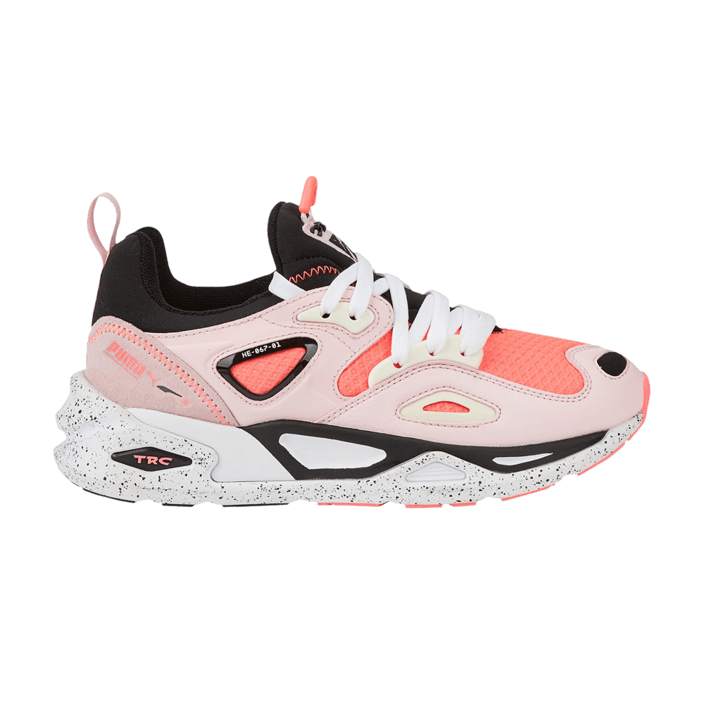 Pre-owned Puma Trc Blaze Jr 'galaxy - Almond Blossom' In Pink