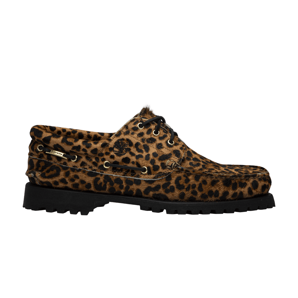 Supreme x Timberland 3-Eye Classic Lug 'Cheetah Print'